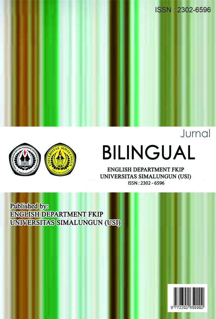 					View Vol. 2 No. 2 (2020): Bilingual : Jurnal Pendidikan Bahasa Inggris
				