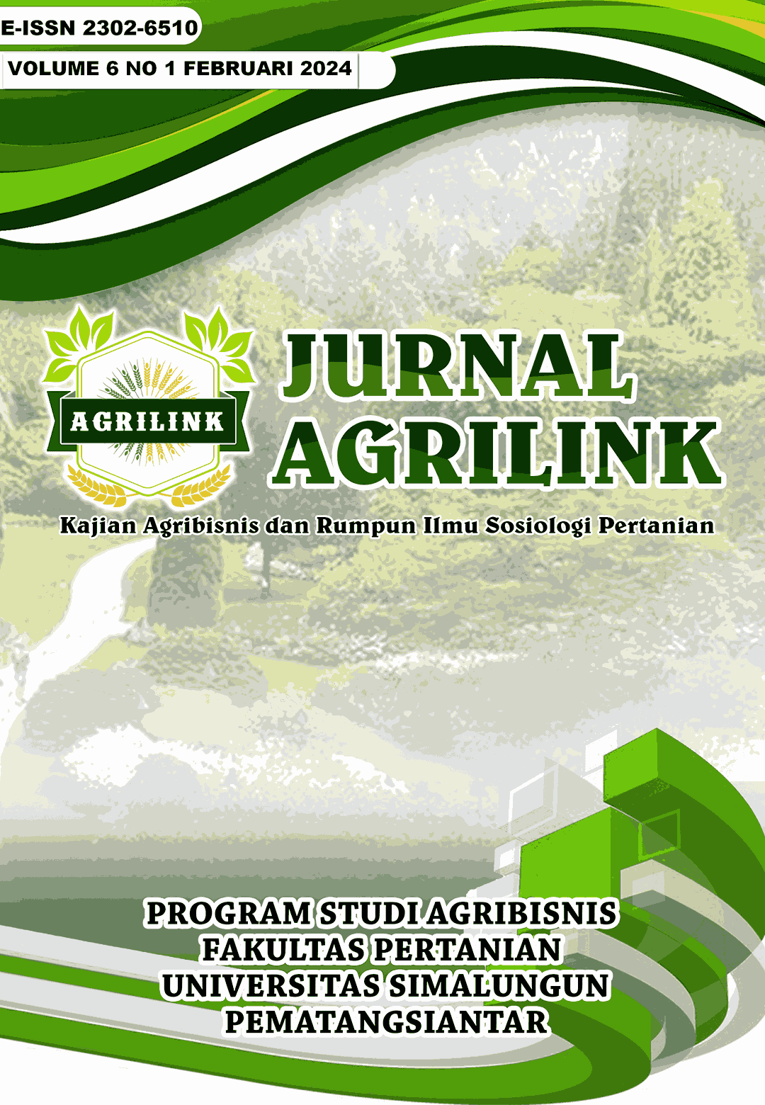 					View Vol. 6 No. 1 (2024): Jurnal Agrilink Vol 6 No 1 Februari 2024
				